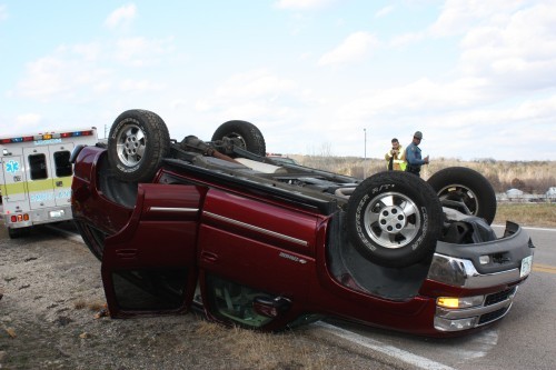 Union Woman Hurt in Crash